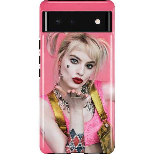 DC Comics Harley Quinn Blowing Kisses Pixel Cases